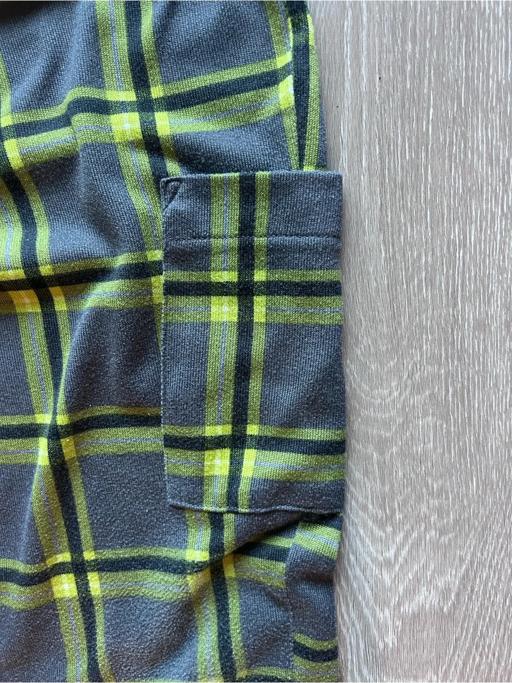Thereabouts Boys Gamer Pajama Set Black Neon Plaid Size S 8